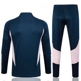 AFC Ajax Quarter Zip Trenings Collegegenser Set 2023-24 Blå